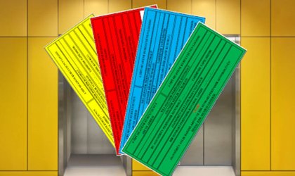 Asansör Etiket Renkleri  5